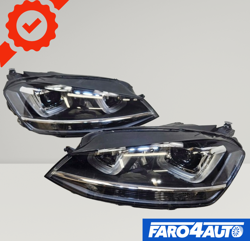 VOLKSWAGEN VW GOLF VII, FARI BI-XENON DESTRO E SINISTRO