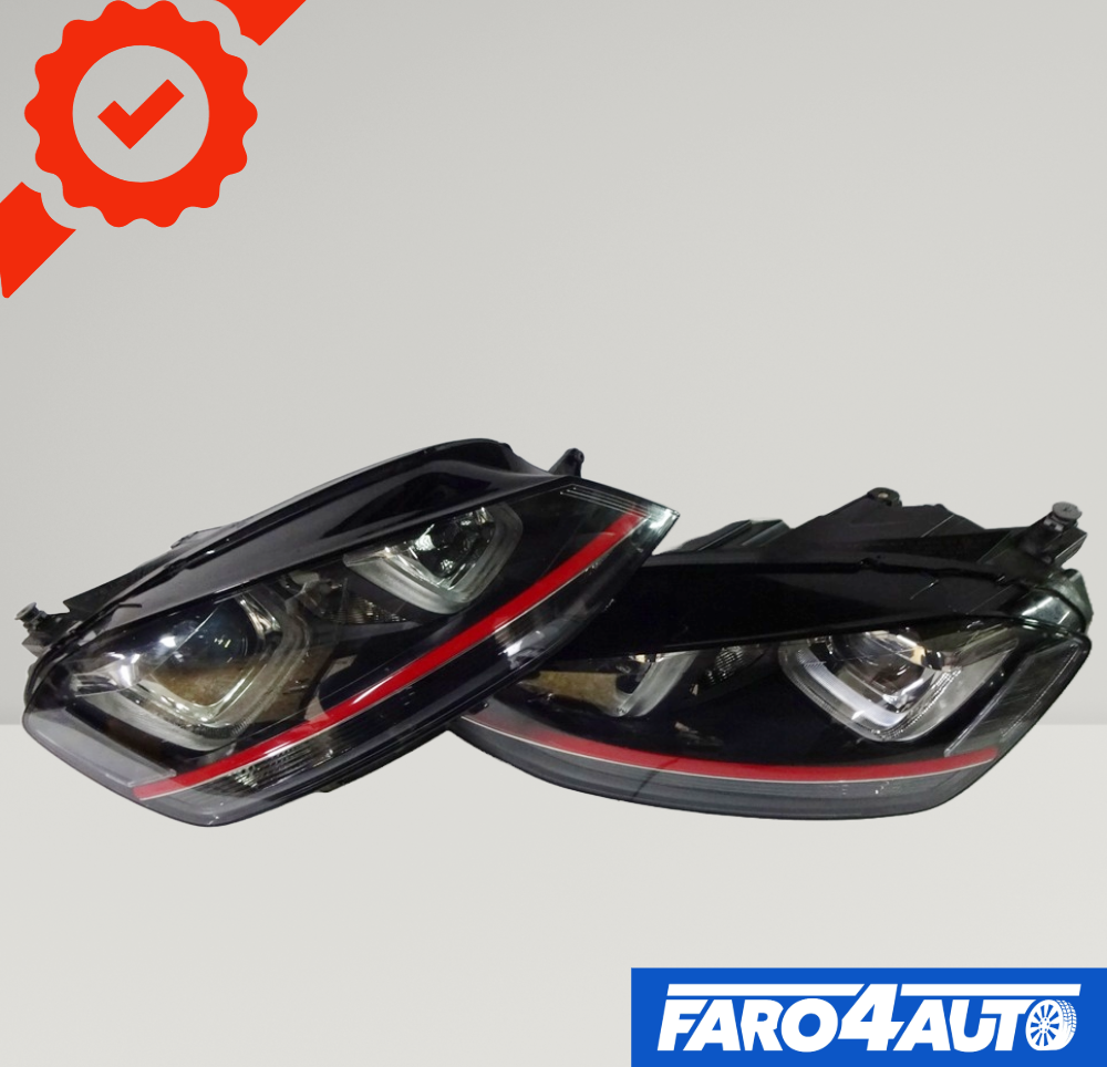 FARI XENON LATERALI DESTRO E SINISTRO PER VOLKSWAGEN VW GOLF GTI VII