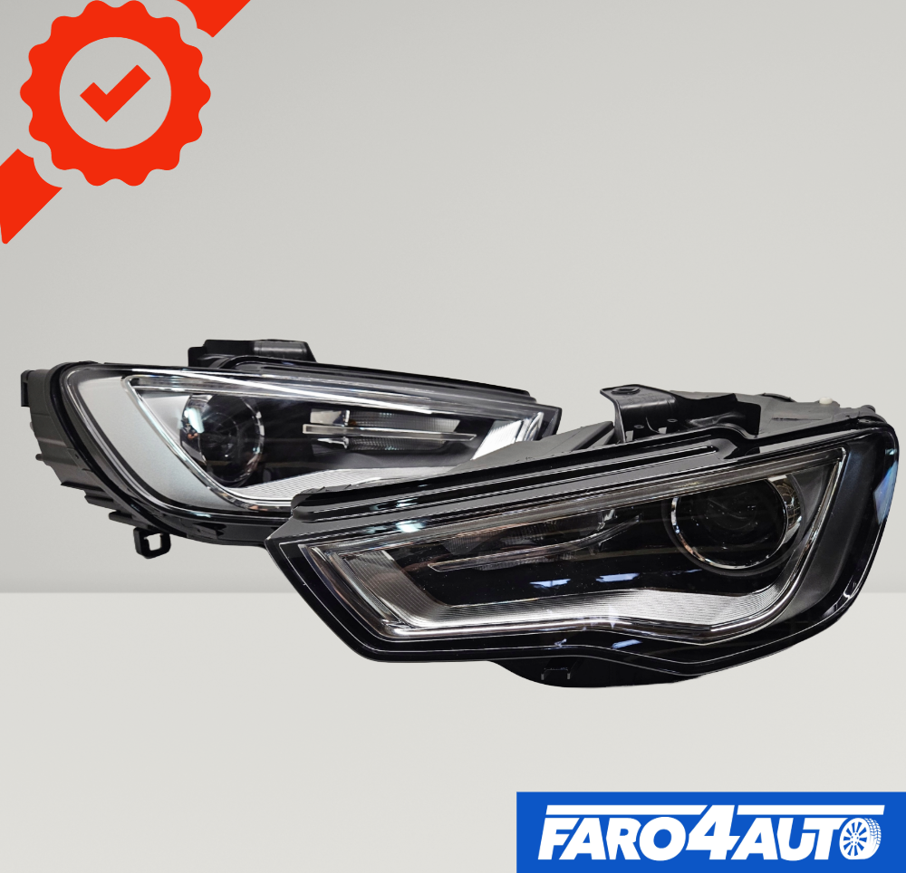 AUDI A3 8V, FARI LATERALI BI XENON DESTRO + SINISTRO