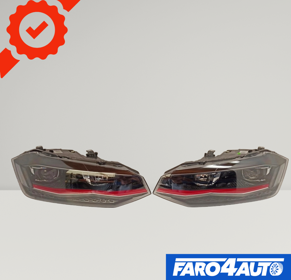 VOLKSWAGEN VW POLO 2G, FULL LED FARI ANTERIORI DESTRO E SINISTRO