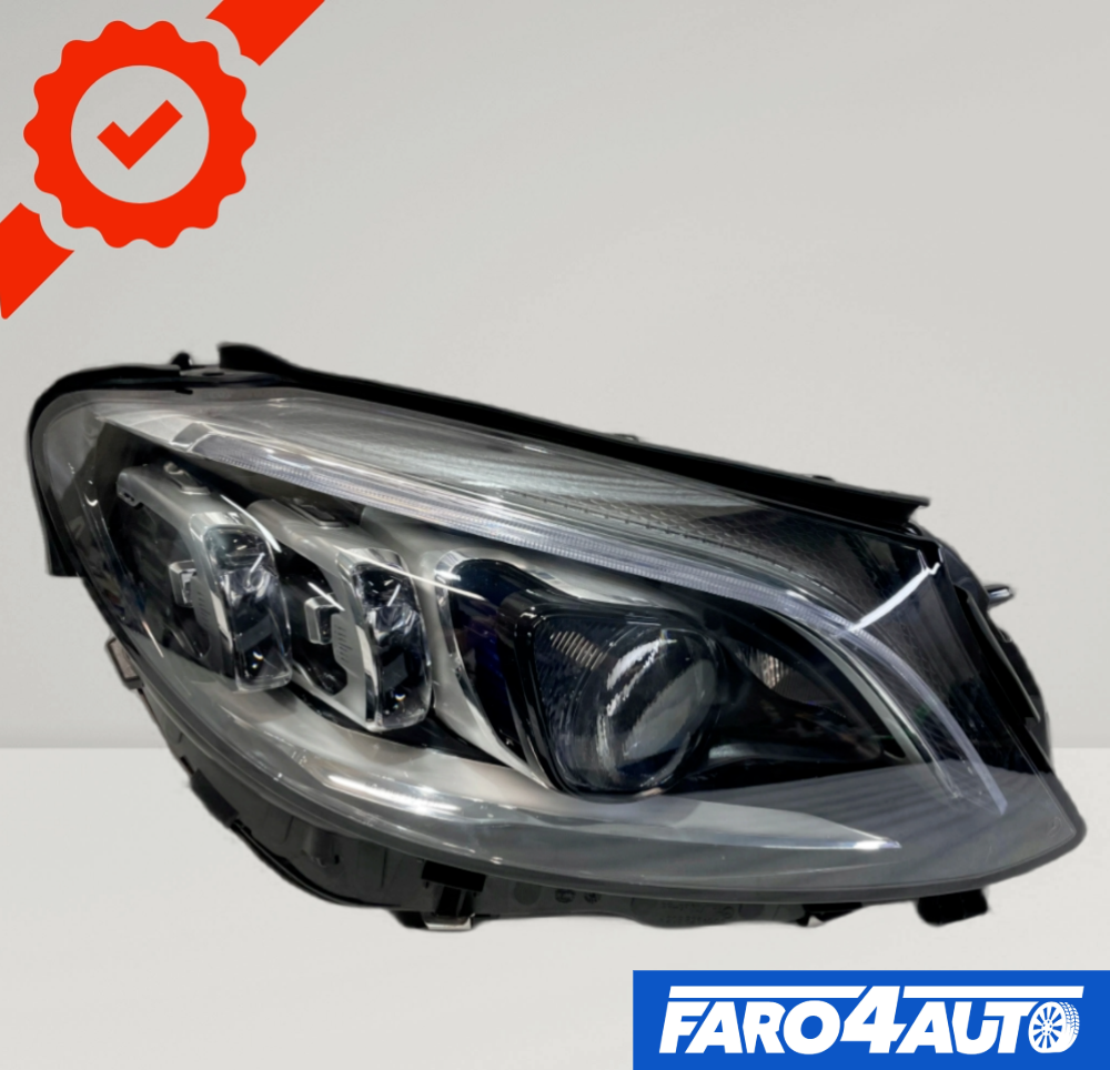 MERCEDES CLASSE C W205, FARO LATO DESTRO FULL LED MULTIBEAM