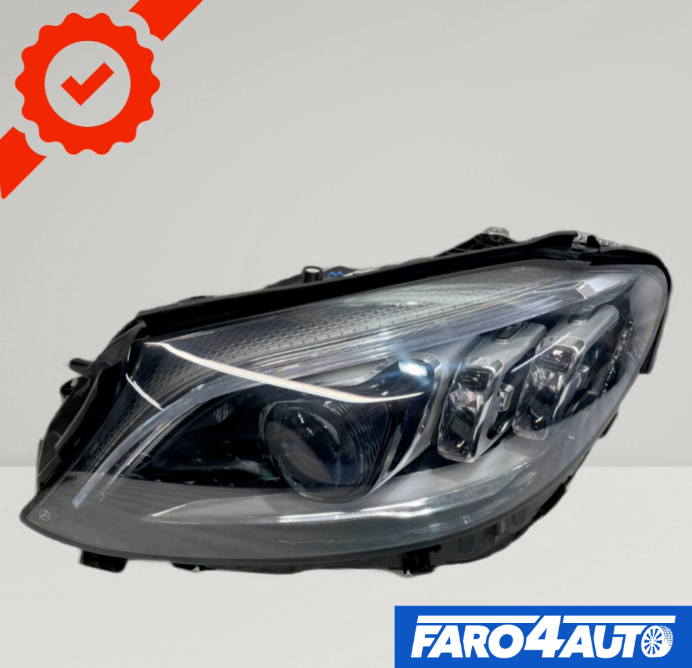 FANALE ANTERIORE SINISTRO MERCEDES CLASSE C W205 MULTIBEAM FULL LED