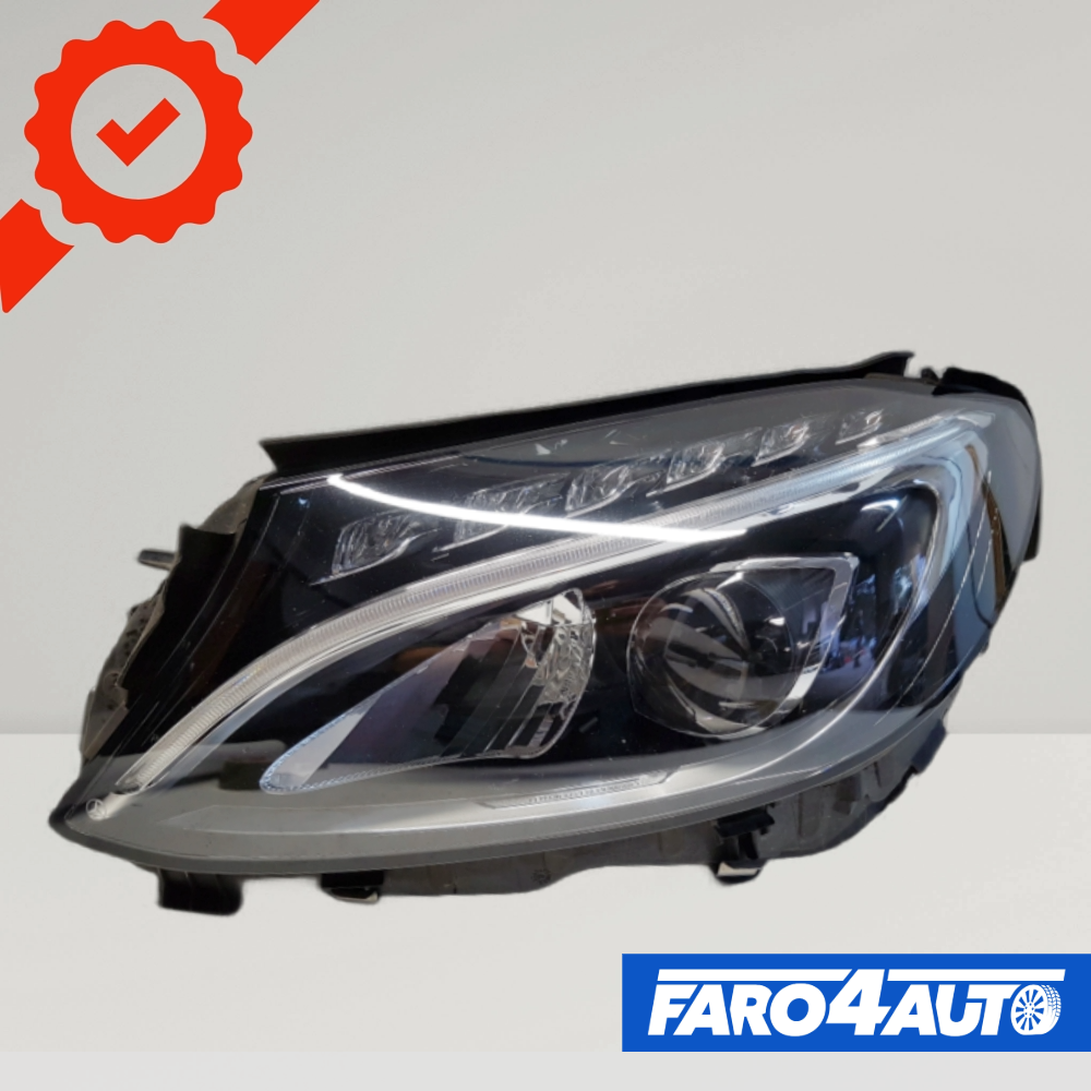 MERCEDES CLASSE C W205, FARO A LED LATO SINISTRO