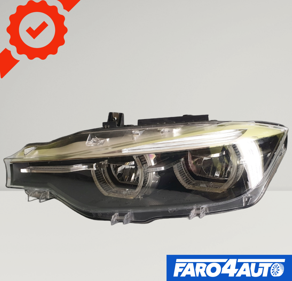 BMW SERIE 3 F30 F31, FARO LATERALE SINISTRO FULL LED NERO