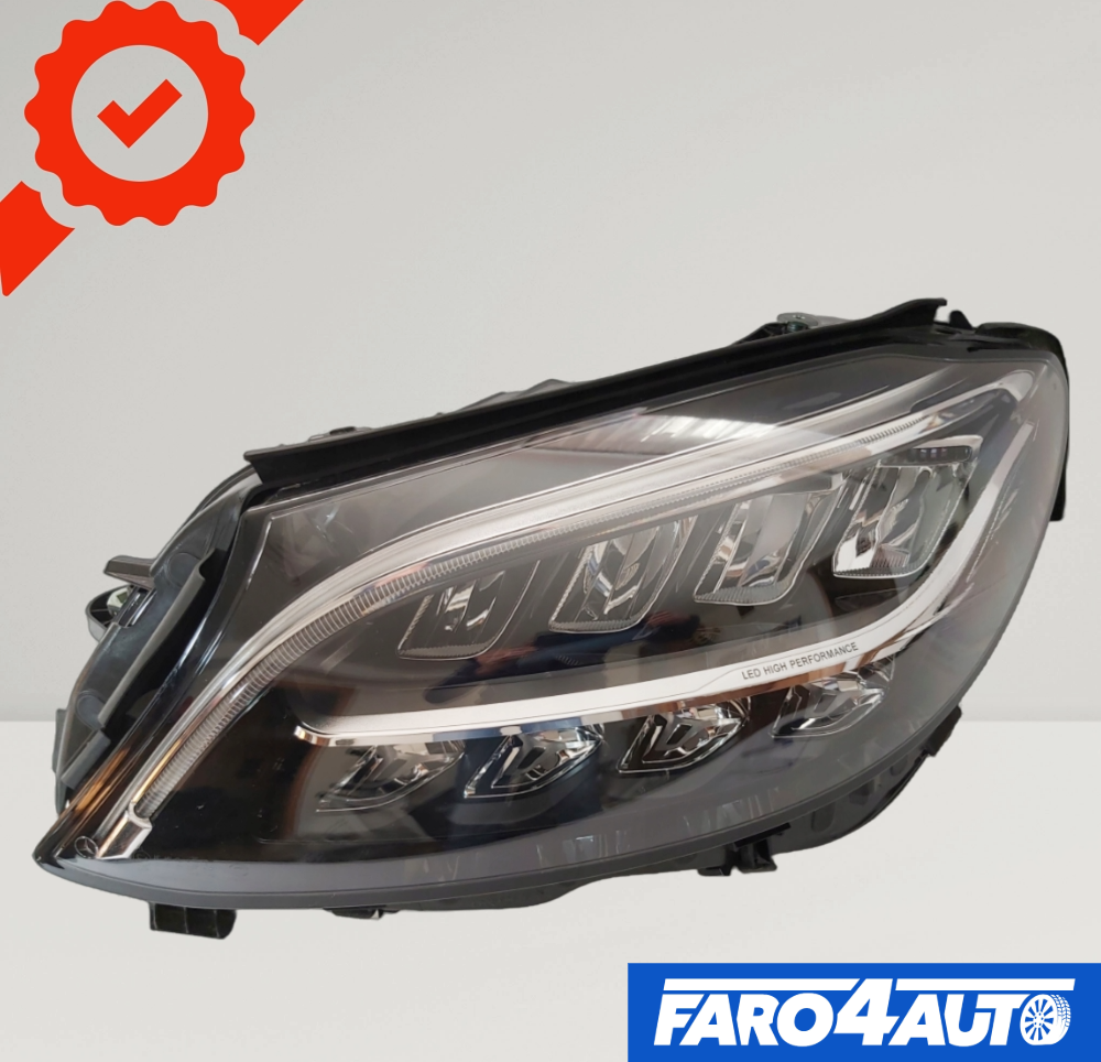 MERCEDES CLASSE C W205, FARO FULL LED LATO SINISTRO