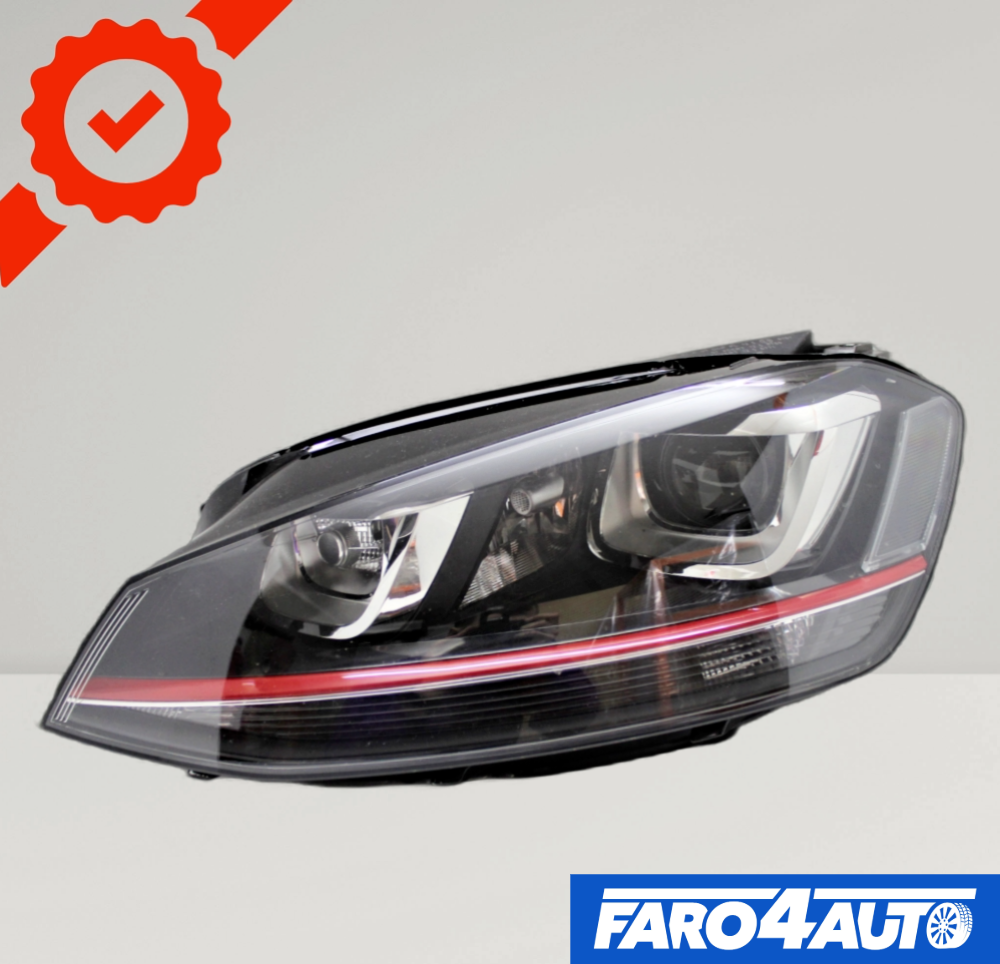 VOLKSWAGEN VW GOLF GTI VII, FARO ROSSO XENON LATO SINISTRO
