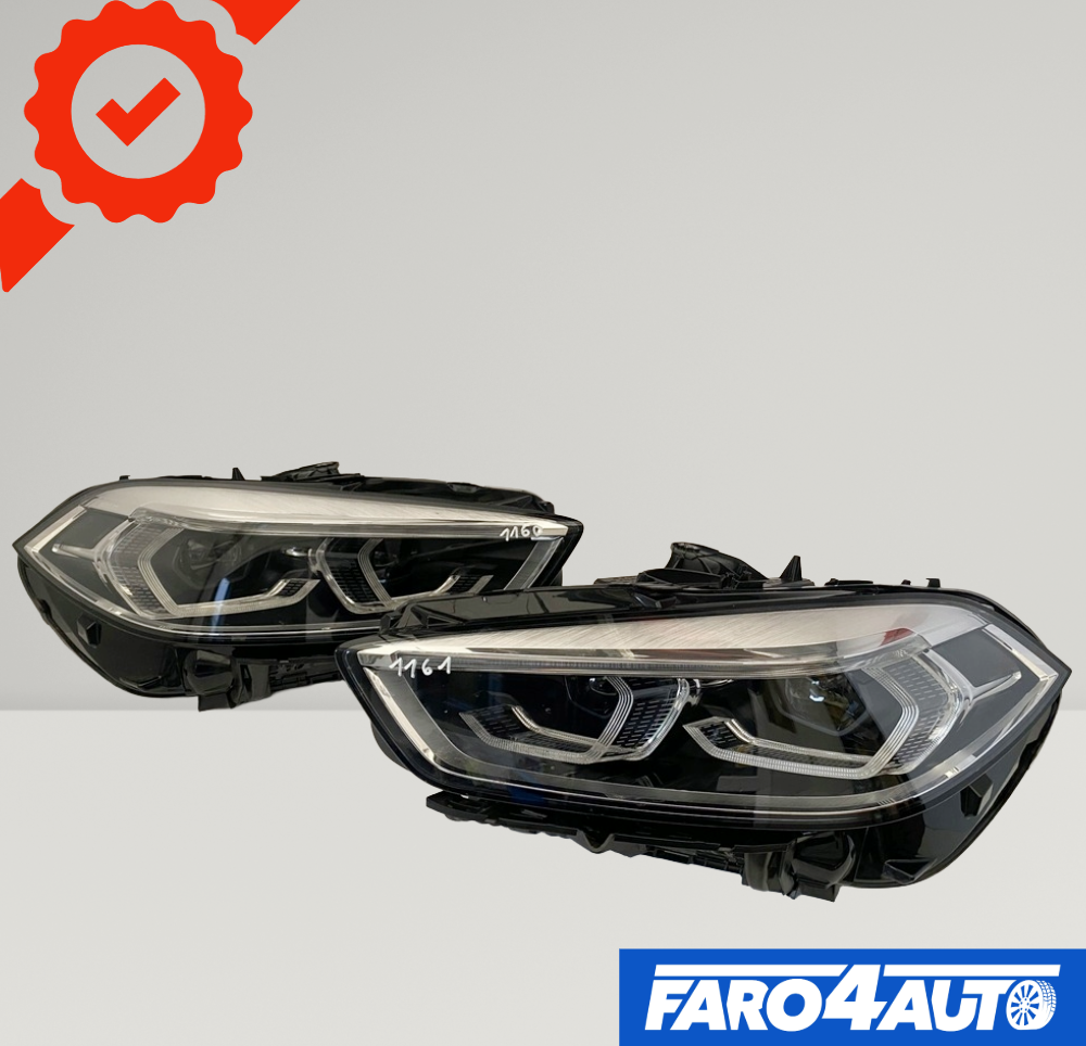 BMW SERIE 1 F40, FARI FULL LED LATERALI DESTRO + SINISTRO + 2X CENTRALINE