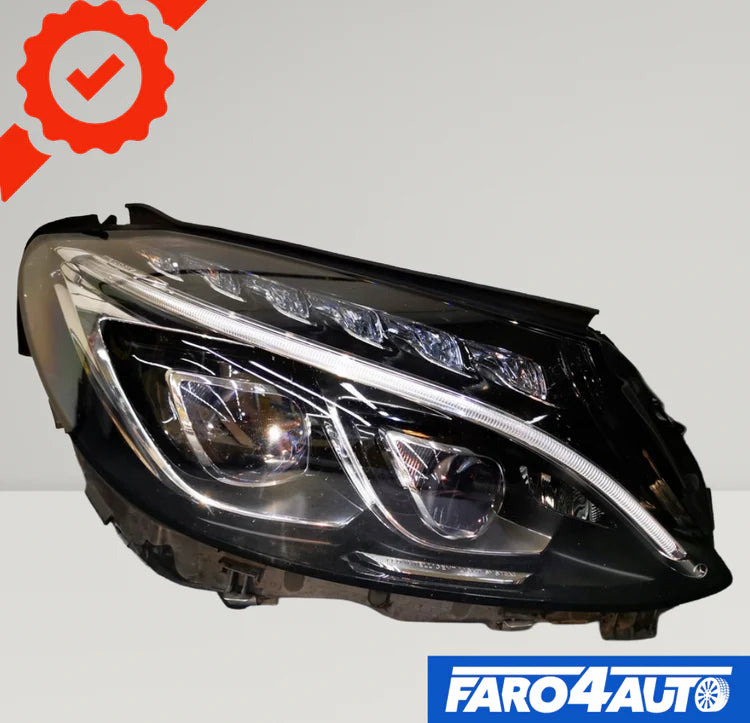 MERCEDES CLASSE C W205, 'FULL LED' FARI LATO SINISTRO + LATO DESTRO