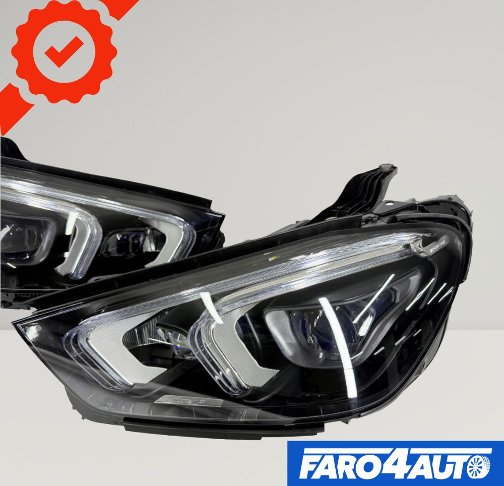 MERCEDES GLE W167, FARI ANTERIORI FULL LED LATERALI SINISTRO E DESTRO + CENTRALINA